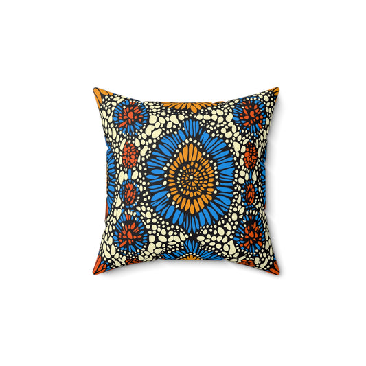 Batik: West Africa Ankara Inspired Throw Pillow