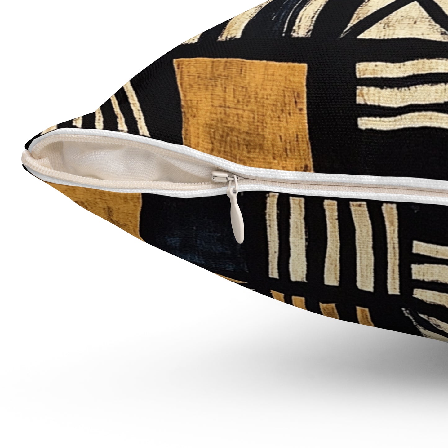 Bambara: Malian Mud Cloth Inspired Throw Pillow