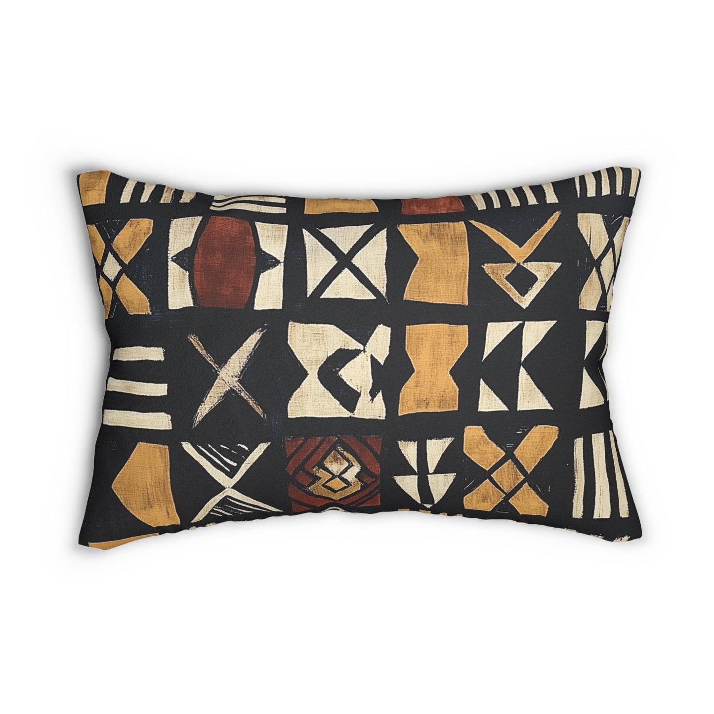 Bambara: Malian Mud Cloth Inspired Throw Pillow