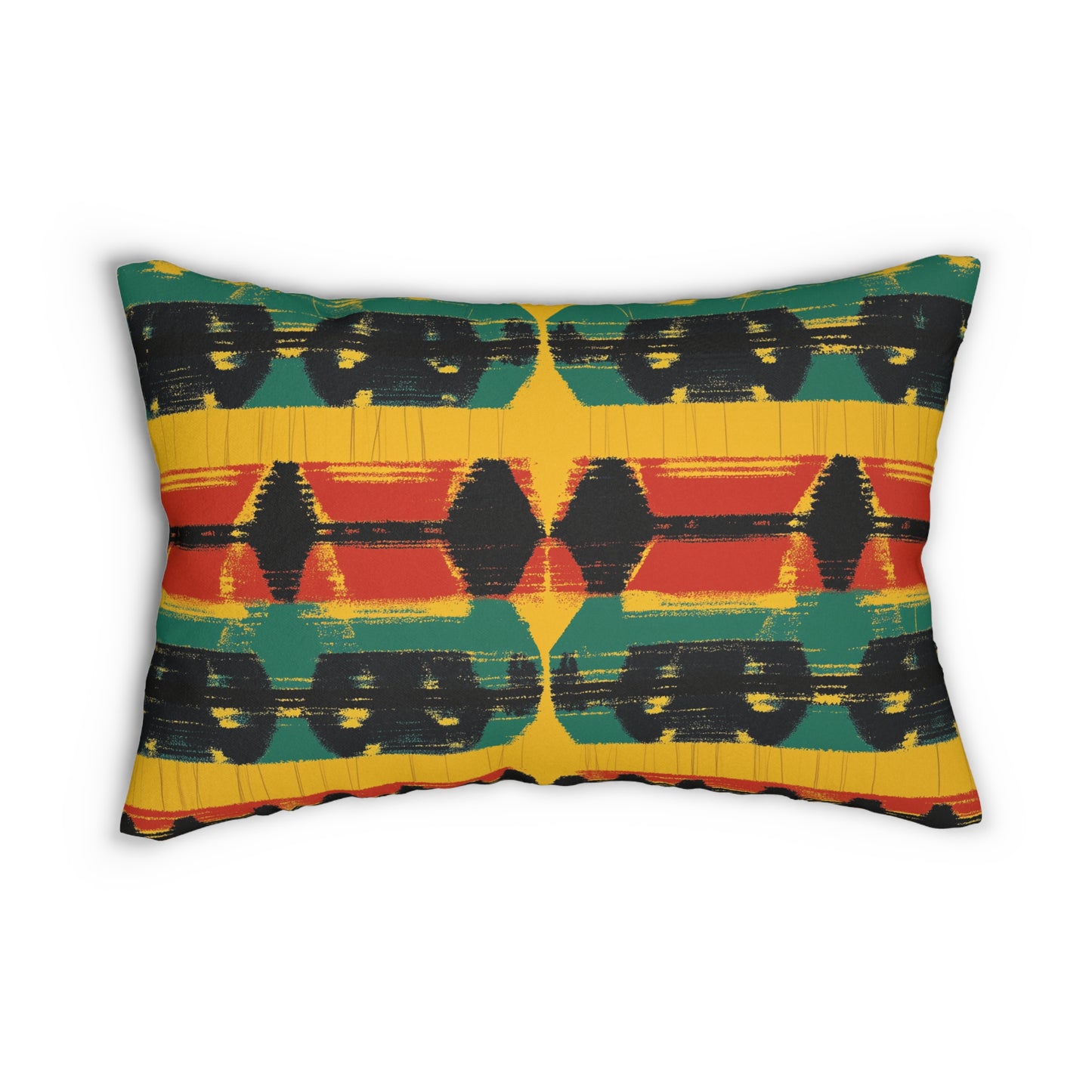 Ashanti: Ghana Kente Inspired Throw Pillow