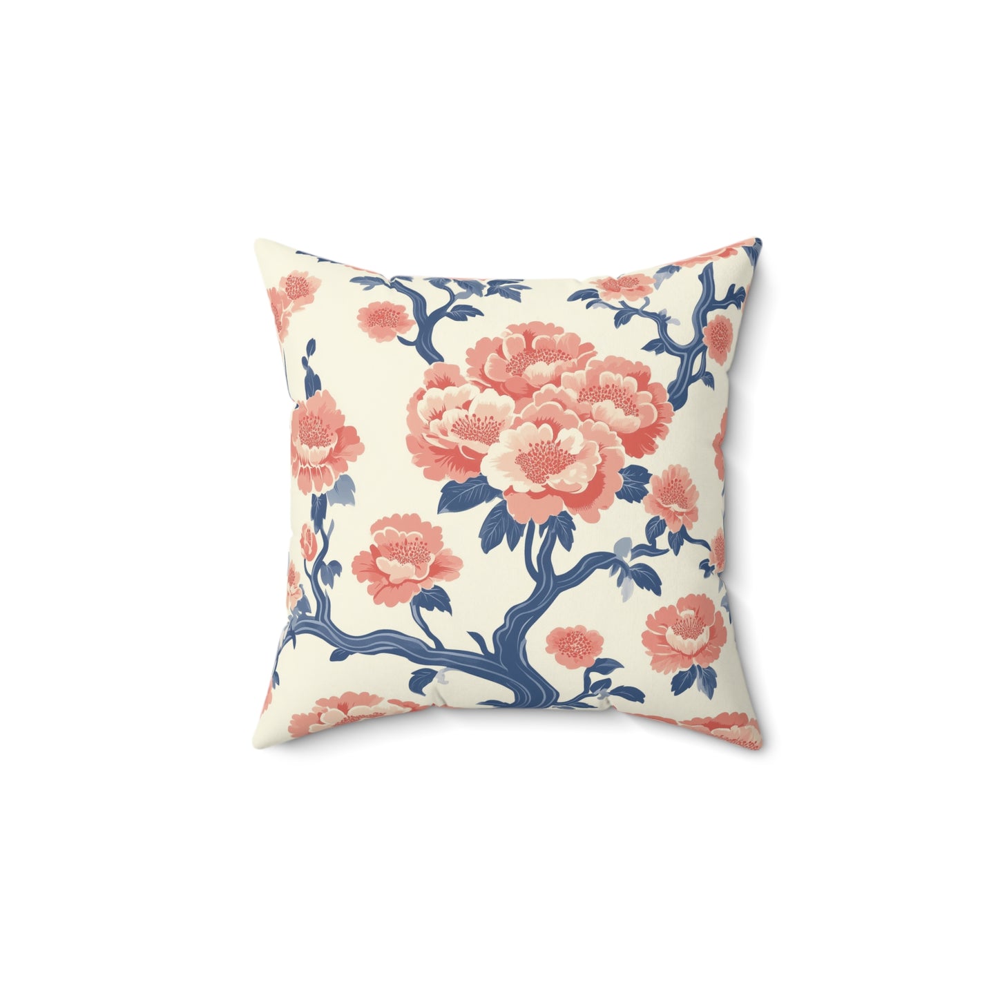 Hanami: Japanese Sakura Inspired Throw Pillow