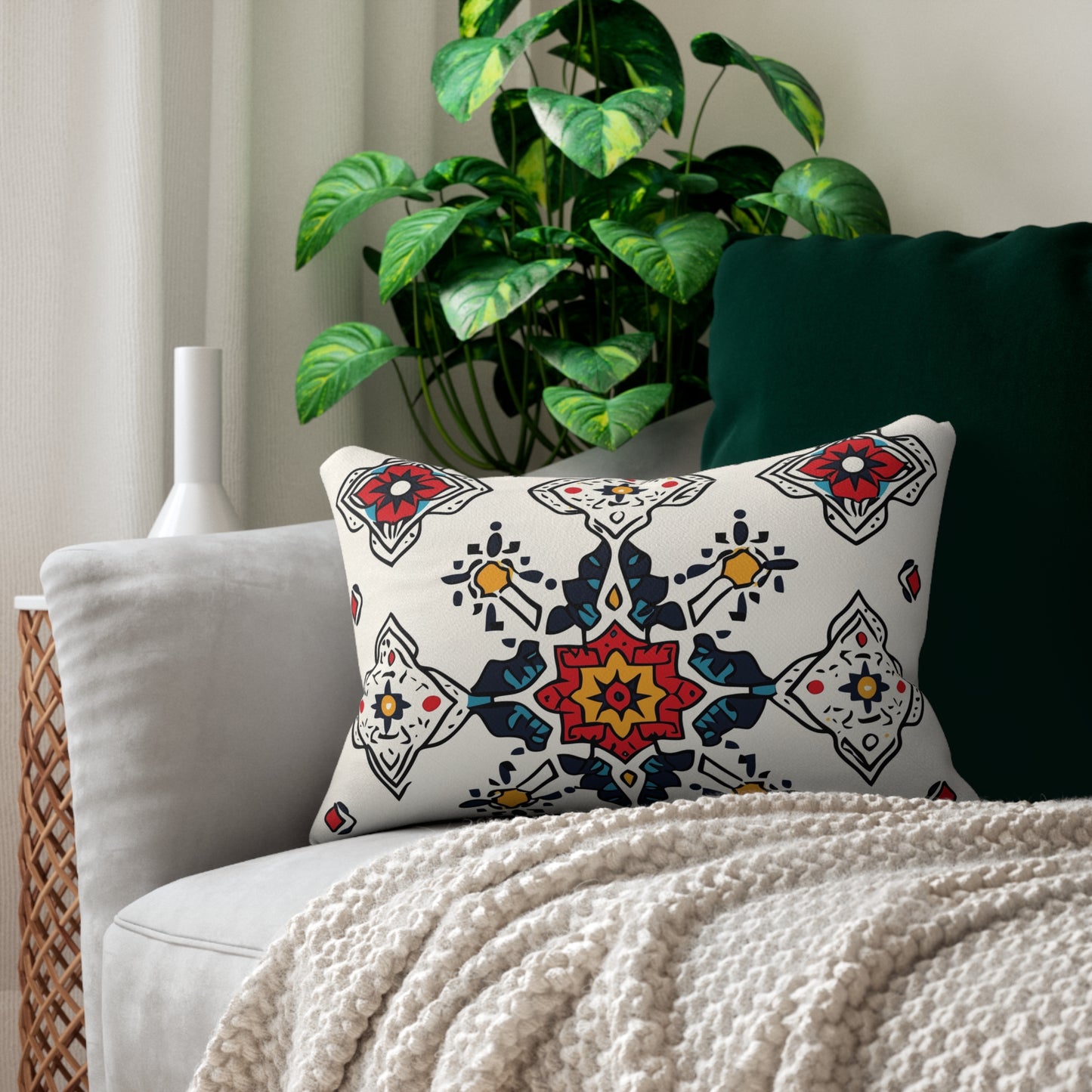 Tizi: Algerian Kabyle Inspired Throw Pillow