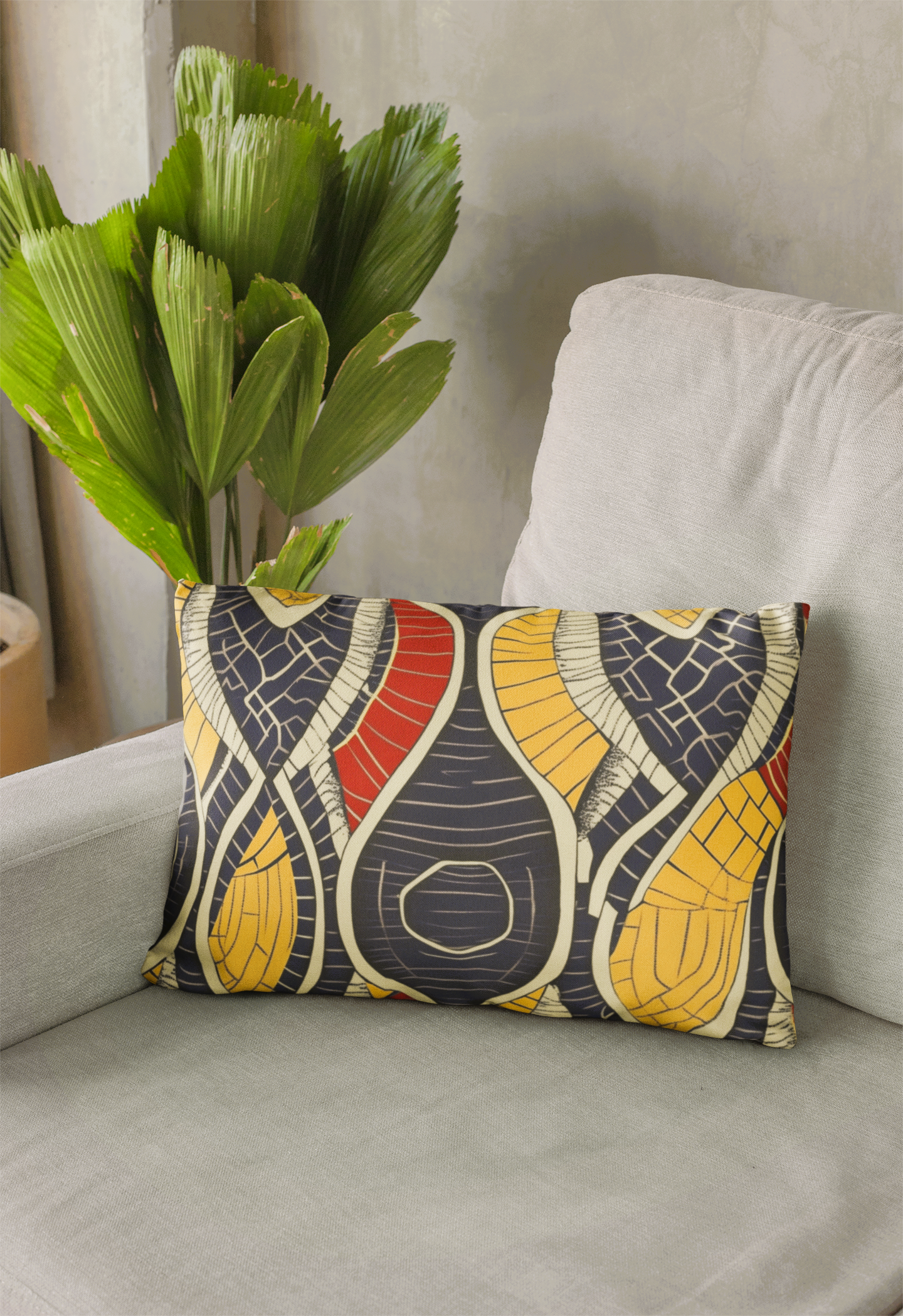 Umoja: Tanzanian Kitenge Inspired Throw Pillow